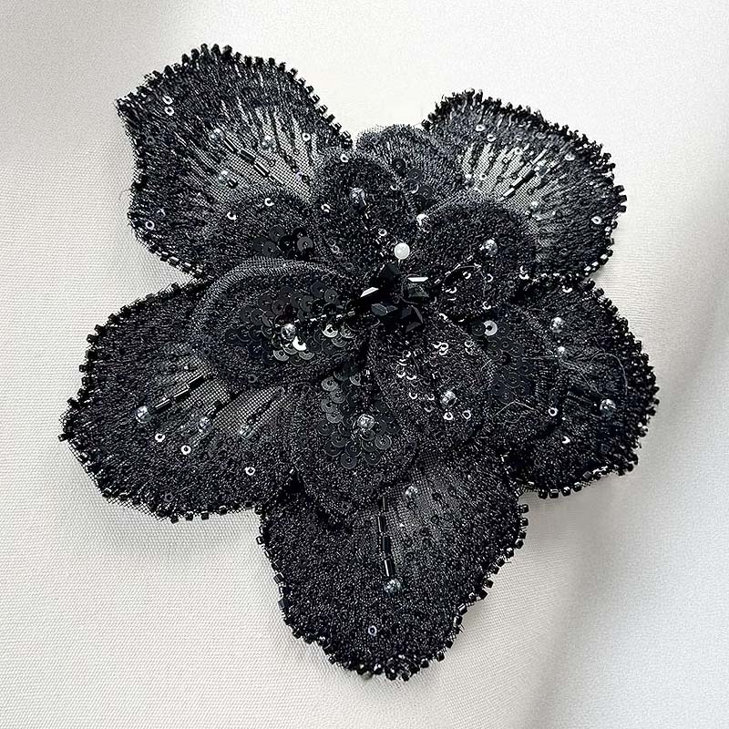 Wholesale 3D Big Flowers Sew on Applique